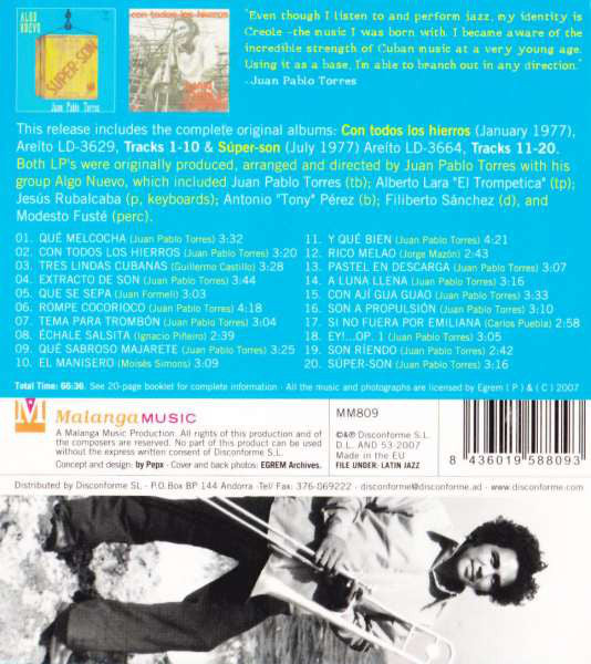 Juan Pablo Torres : Algo Nuevo (CD, Album, Comp, RE, RM)