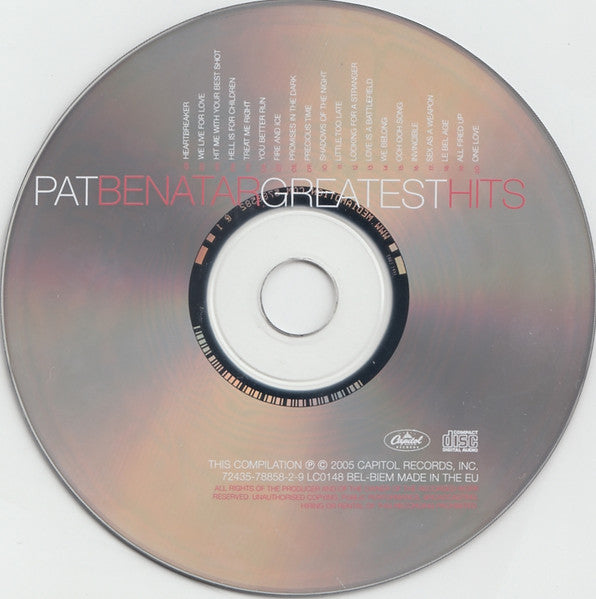 Pat Benatar : Greatest Hits (CD, Comp, RM)