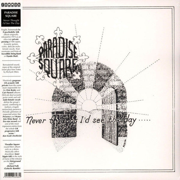 Paradise Square : Never Thought I'd See The Day (LP, Album, RE, RM)