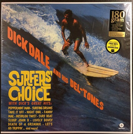 Dick Dale & His Del-Tones : Surfers' Choice (LP, Album, Ltd, RE, 180)