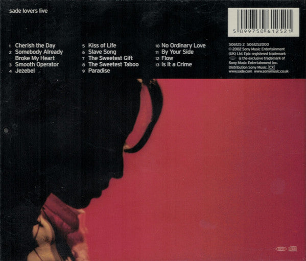 Sade : Lovers Live (CD, Album)