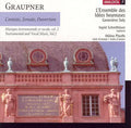 Christoph Graupner - Les Idées Heureuses, Geneviève Soly, Ingrid Schmithüsen, Hélène Plouffe : Instrumental and Vocal Music, Vol. 2: Cantate, Sonate, Ouverture  (CD, Album)