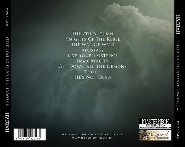 HaddaH : Through The Gates Of Evangelia (CD, Album)