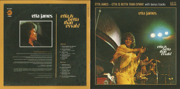 Etta James : Etta Is Betta Than Evvah! (CD, Album, RE, RM)