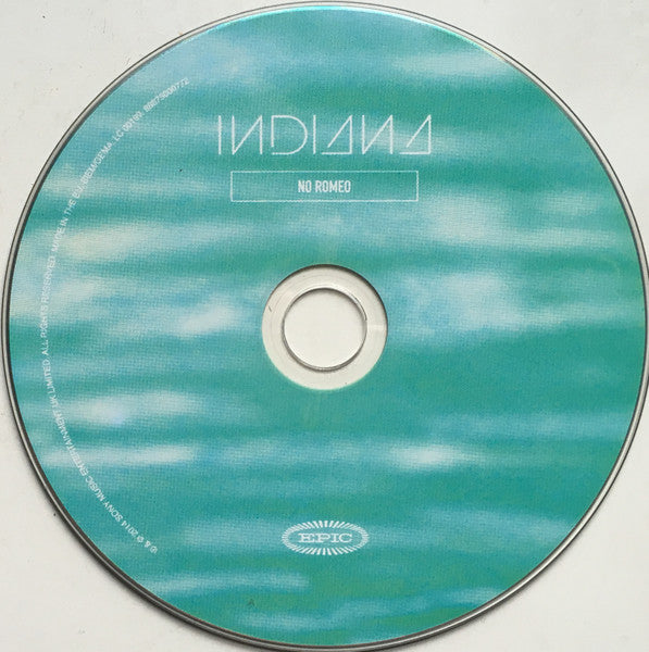 Indiana (15) : No Romeo (CD, Album, Dlx, Gat)