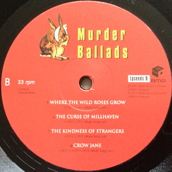 Nick Cave & The Bad Seeds : Murder Ballads (LP + LP, S/Sided + Album, RE, RM, 180)