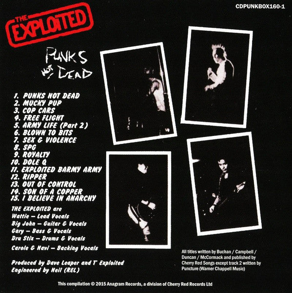 The Exploited : 1980-83 (CD, Album, RE, RM + CD, Album, RE, RM + CD, Album,)