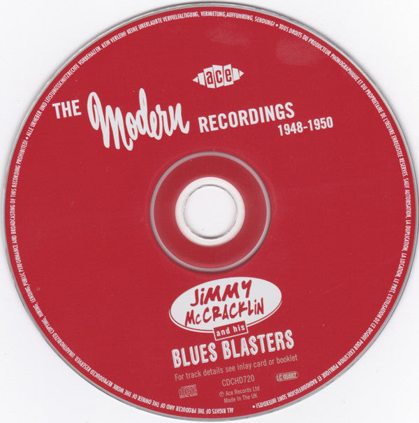 Jimmy McCracklin And His Blues Blasters : The Modern Recordings 1948-1950 (CD, Comp)