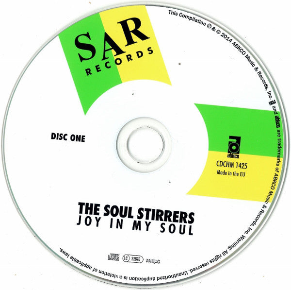 The Soul Stirrers : Joy In My Soul (The Complete SAR Records Recordings] (2xCD, Comp)