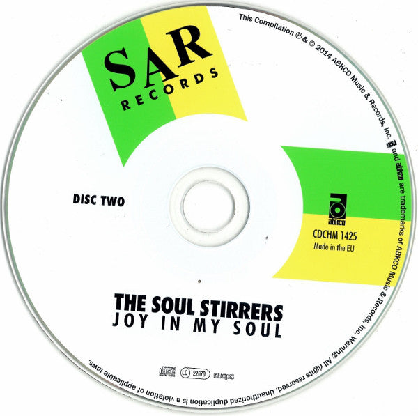 The Soul Stirrers : Joy In My Soul (The Complete SAR Records Recordings] (2xCD, Comp)