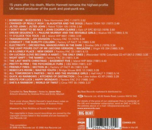 Martin Hannett : Zero (A Martin Hannett Story 1977-1991) (CD, Comp)