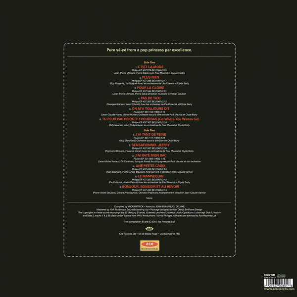 Annie Philippe : Sensationnel! • Yé-Yé Bonbons 1965-1968 (LP, Comp, RM, Red)