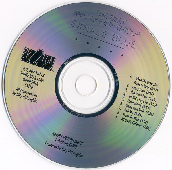 The Billy McLaughlin Group : Exhale Blue (CD, Album)