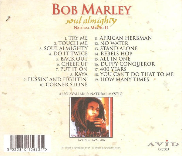 Bob Marley : Soul Almighty - Natural Mystic II (CD, Comp)