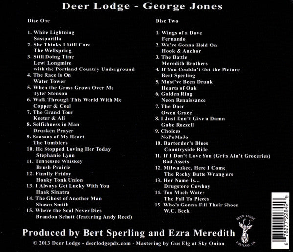 Various : Deer Lodge - George Jones (2xCD, Album)