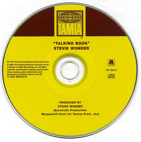 Stevie Wonder : Talking Book (CD, Album, RE, RM, Uni)