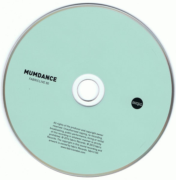 Mumdance : Fabriclive 80 (CD, Mixed)