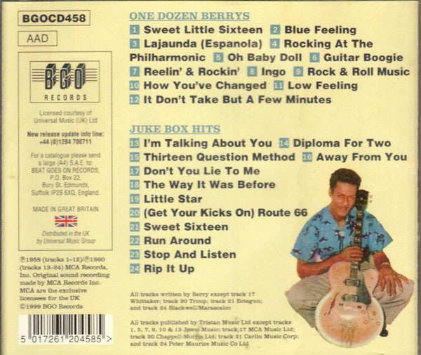 Chuck Berry : One Dozen Berrys / Juke Box Hits  (CD, Comp)