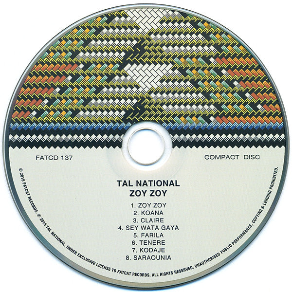 Tal National : Zoy Zoy (CD, Album)