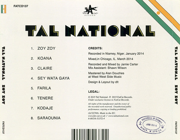 Tal National : Zoy Zoy (CD, Album)