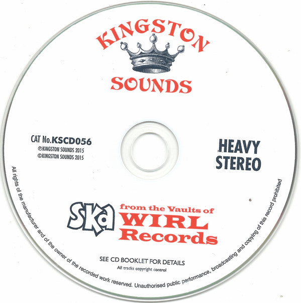 Various : Ska From The Vaults Of WIRL Records (CD, Comp)