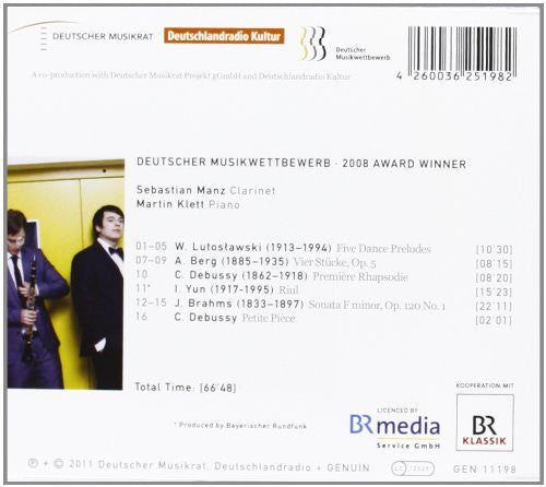 Duo Riul : Works For Clarinet And Piano (CD, Album)