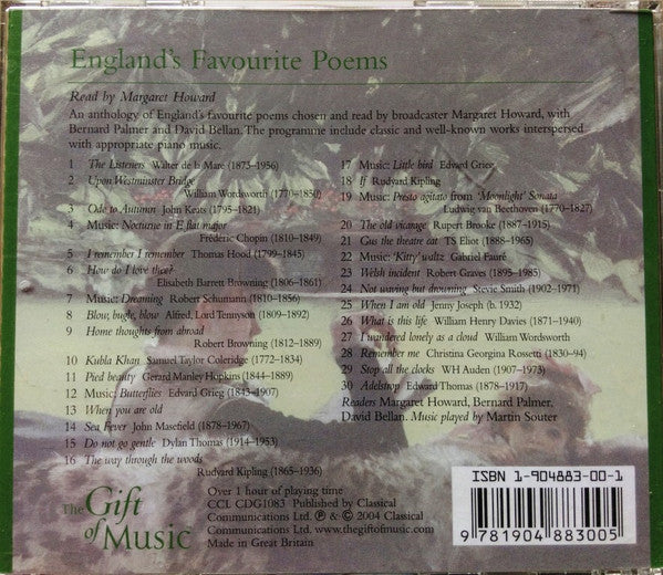 Margaret Howard (2) : England's Favourite Poems (CD, Album)