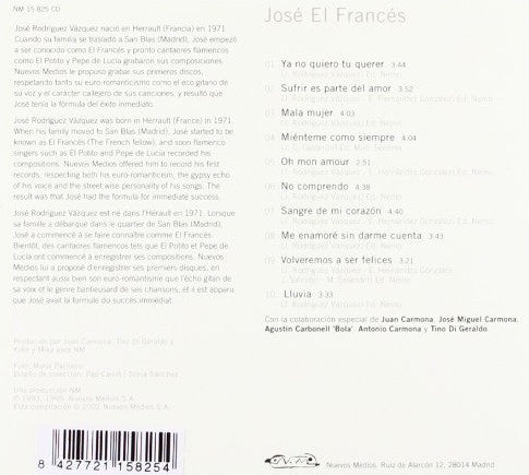 José "El Francés" : Nuevos Medios Colección (CD, Comp)