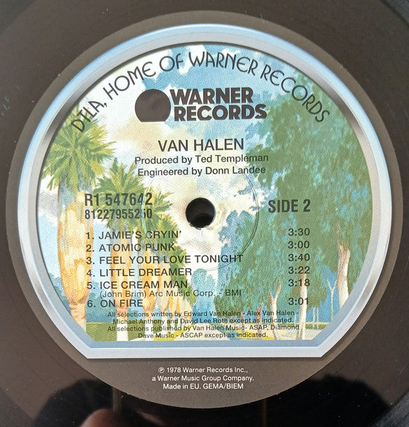 Van Halen : Van Halen (LP, Album, RE, RM, 180)
