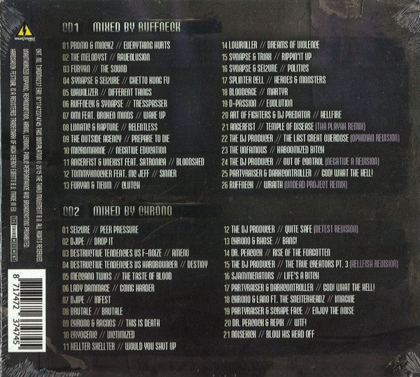DJ Ruffneck & Chrono : Hardshock Festival - The Afterworld (2xCD, Mixed)
