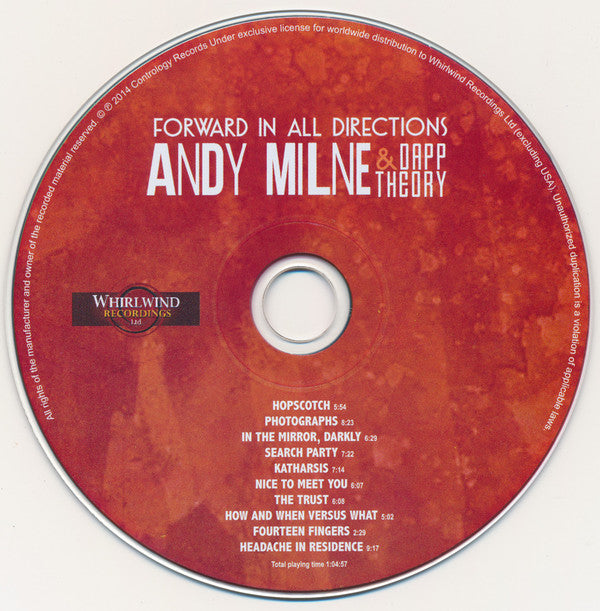 Andy Milne & Dapp Theory : Forward In All Directions (CD, Album, Car)