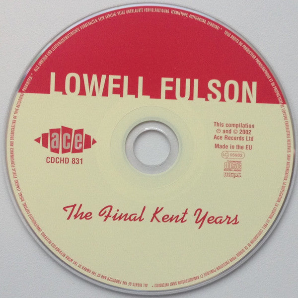 Lowell Fulson : The Final Kent Years (CD, Comp)