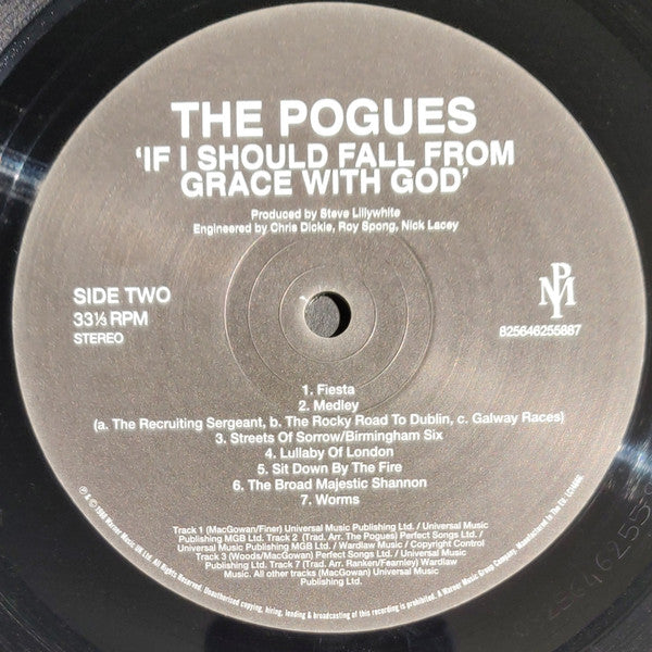 The Pogues : If I Should Fall From Grace With God (LP, Album, RE, RM, 180)