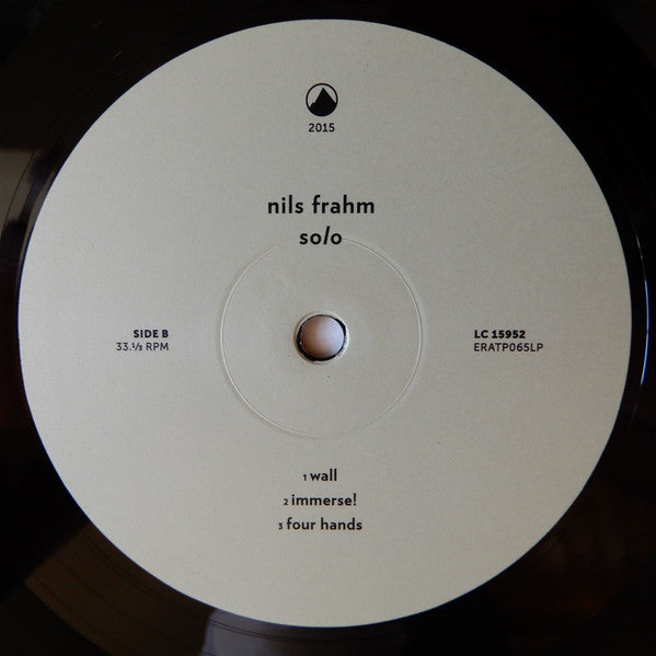 Nils Frahm : Solo (LP, Album)