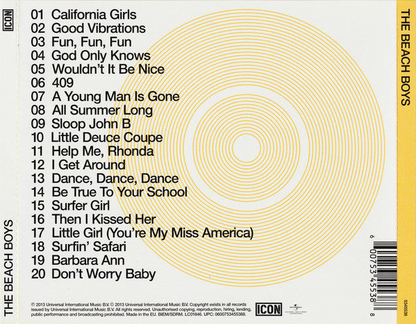 The Beach Boys : Icon (CD, Comp)