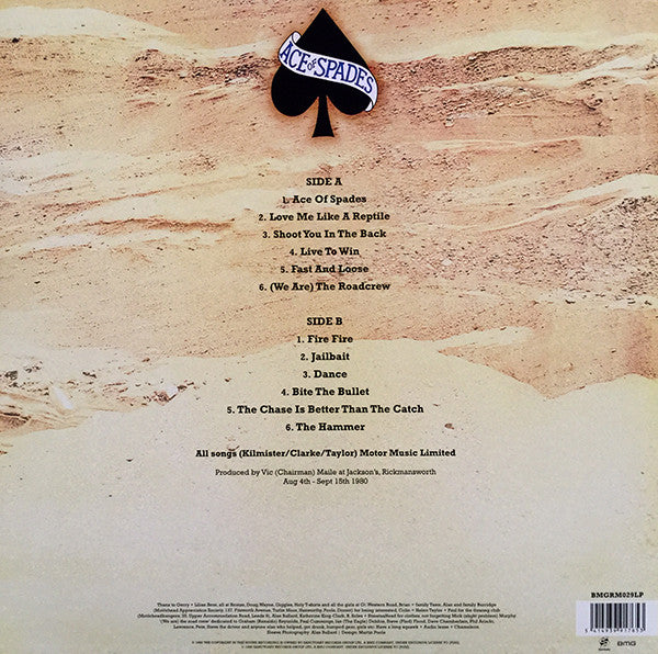Motörhead : Ace Of Spades (LP, Album, RE, 180)