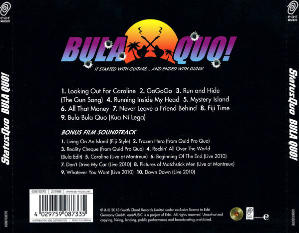 Status Quo : Bula Quo! (2xCD, Album, Jew)