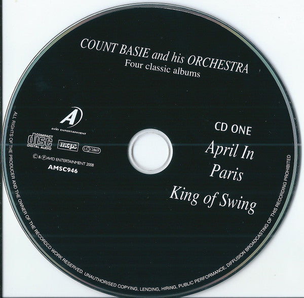 Count Basie And His Orchestra* : Four Classic Albums (2xCD, Comp, Mono, RE, RM)