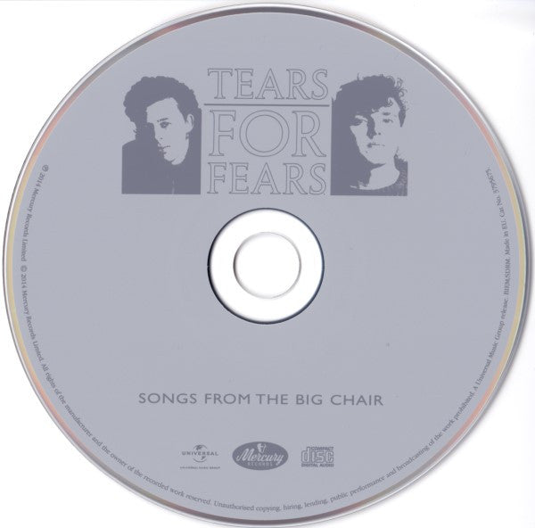 Tears For Fears : Songs From The Big Chair (CD, Album, RE, RM)