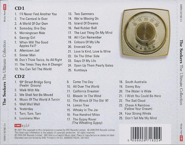 The Seekers : The Ultimate Collection (2xCD, Comp)