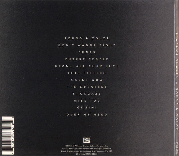 Alabama Shakes : Sound & Color (CD, Album)