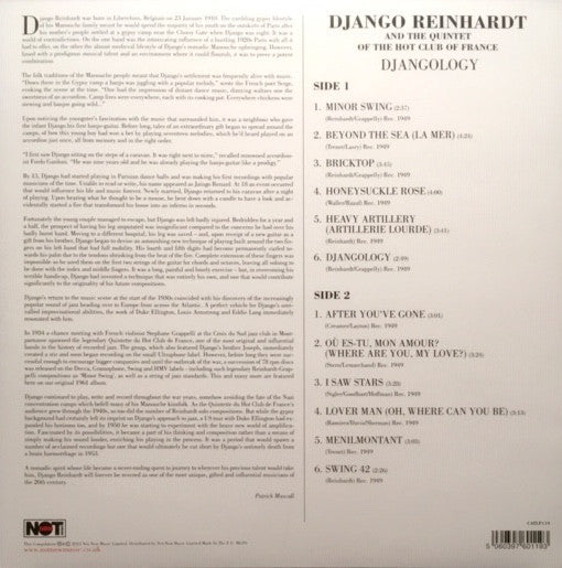 Django Reinhardt And Quintette Du Hot Club De France : Djangology (LP, Album)