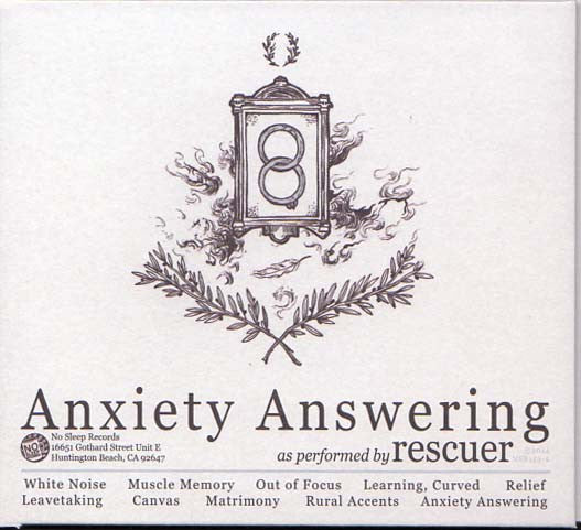 Rescuer : Anxiety Answering (CD, Album)