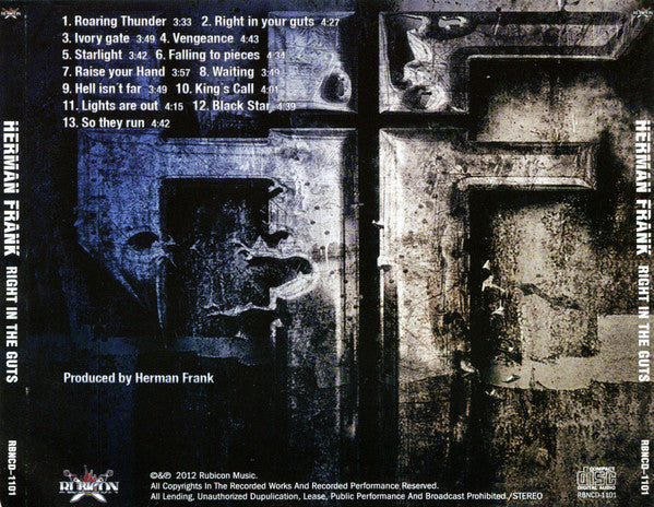 Herman Frank : Right In The Guts (CD, Album)