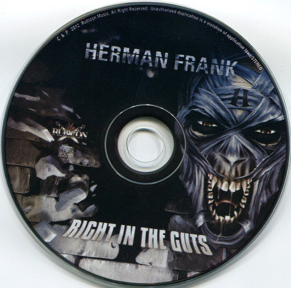 Herman Frank : Right In The Guts (CD, Album)