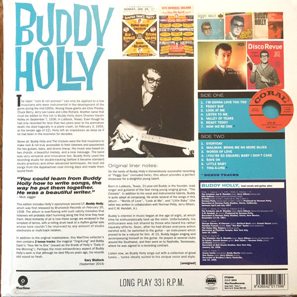 Buddy Holly : Buddy Holly (LP, Album, RE)