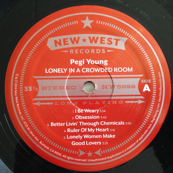 Pegi Young & The Survivors : Lonely In A Crowded Room (LP, Album)