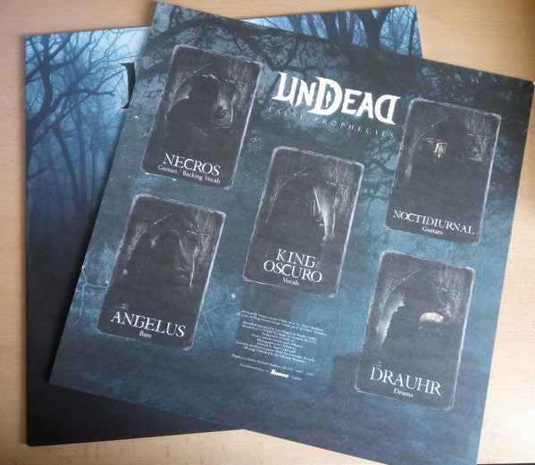 Undead (6) : False Prophecies (LP, Album, Blu)