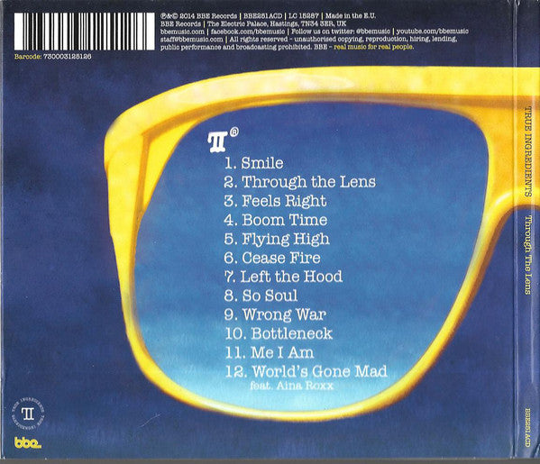 True Ingredients : Through The Lens (CD, Album, Dig)