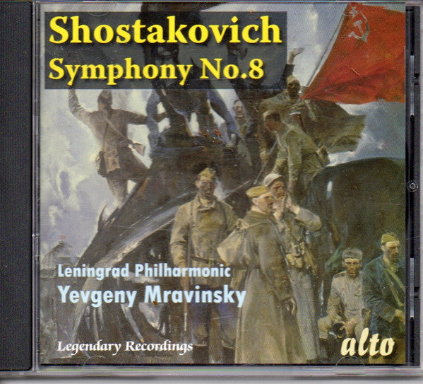 Dmitri Shostakovich, Leningrad Philharmonic Orchestra, Evgeny Mravinsky : Symphony No. 8  (CD, Album, RE, RM)